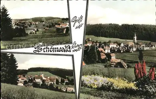 Schoenwald Schwarzwald Ansichten Kat. Schoenwald im Schwarzwald