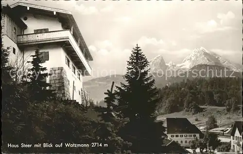 Berchtesgaden Haus Steer Watzmann Kat. Berchtesgaden