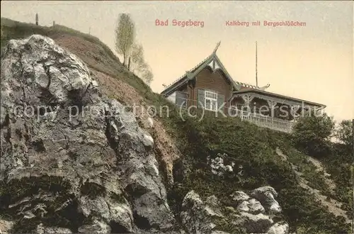 Bad Segeberg Kalkberg mit Bergschloesschen Kat. Bad Segeberg