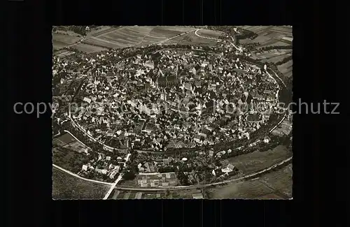 Noerdlingen Fliegeraufnahme Kat. Noerdlingen