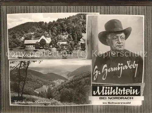 Nordrach Vogt auf Muehlstein Portraet Kat. Nordrach