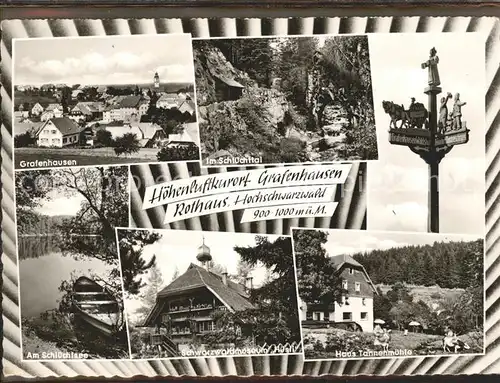 Rothaus Grafenhausen Haus Tannenmuehle Schwarzwaldmuseum Schluchttal Schluchtsee Kat. Grafenhausen