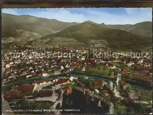 Waldkirch Breisgau Blick vom Kastelberg Kat. Waldkirch