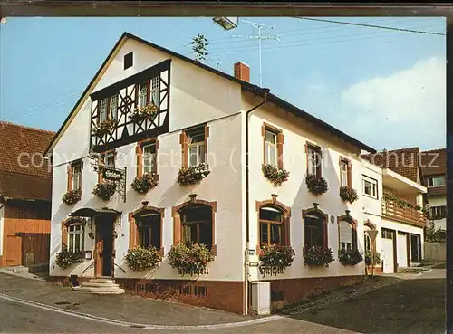 Britzingen Gasthaus "Hirschen" Kat. Muellheim