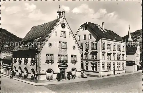 Hornberg Altensteig Rathaus Kat. Altensteig