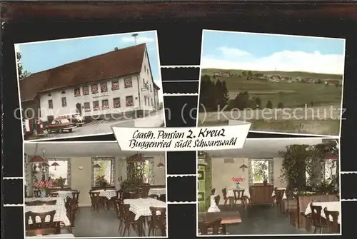 Buggenried Gasthaus Pension "Zum Kreuz" Kat. Grafenhausen