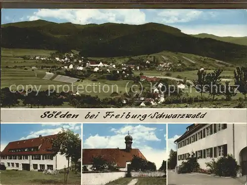 Soelden Breisgau Panorama Ansichten Kat. Soelden