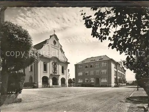 Herten Rheinfelden St. Josefshaus Kirche Schulhaus Kat. Rheinfelden (Baden)