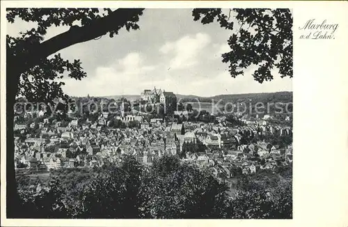 Marburg Lahn Panorama Kat. Marburg