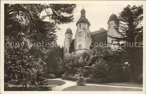 Saeckingen Rhein Trompeter Schloss Kat. Bad Saeckingen