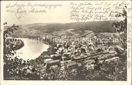 Waldshut Tiengen Rhein Panorama Kat. Waldshut Tiengen