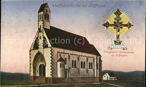 Loeffingen Wallfahrtskirche Gnadenbild Schneekreuz Kat. Loeffingen