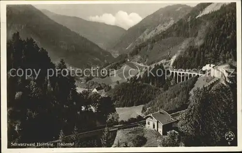 Hoellental Schwarzwald Hoellsteig Kat. Buchenbach