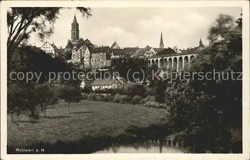 Rottweil Neckar Teilansicht Kat. Rottweil