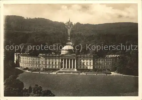 Wilhelmshoehe Kassel Schloss mit Oktogon Fliegeraufnahme Kat. Kassel