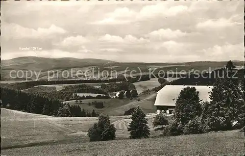 Thurner Blick auf St Maergen und das Kandelgebiet Kat. St. Maergen