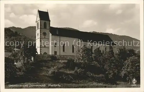 Untersimonswald Pfarrkirche Kat. Simonswald