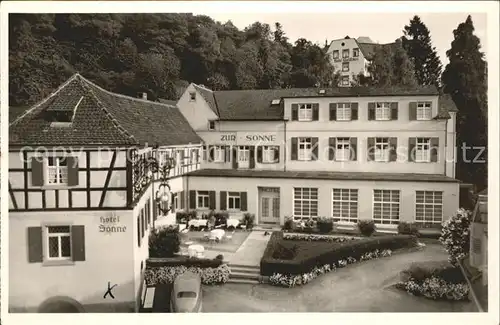 Badenweiler Hotel Sonne Kat. Badenweiler
