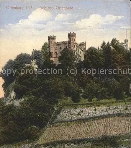 Offenburg Schloss Ortenberg Feldpost Kat. Offenburg