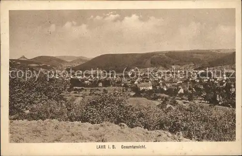 Lahr Schwarzwald Panorama Kat. Lahr