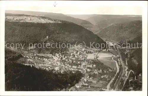 Unterlengenhardt Fliegeraufnahme Kat. Bad Liebenzell