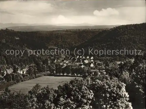 Bad Niedernau Panorama Kat. Rottenburg am Neckar