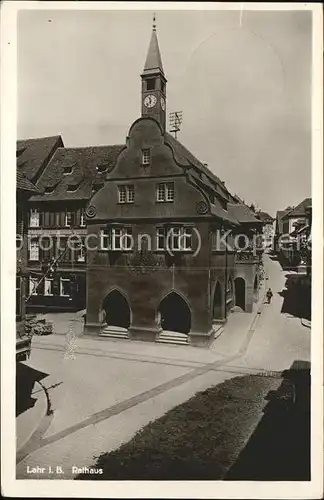 Lahr Schwarzwald Rathaus Kat. Lahr