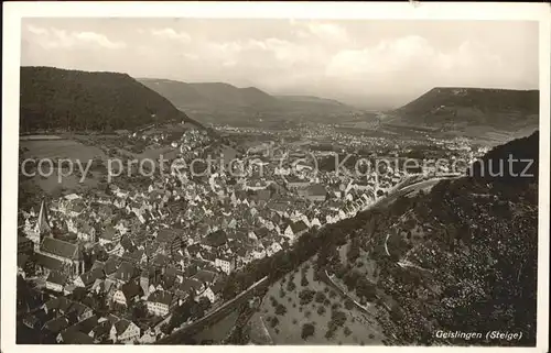 Geislingen Steige Gesamtansicht Kat. Geislingen an der Steige