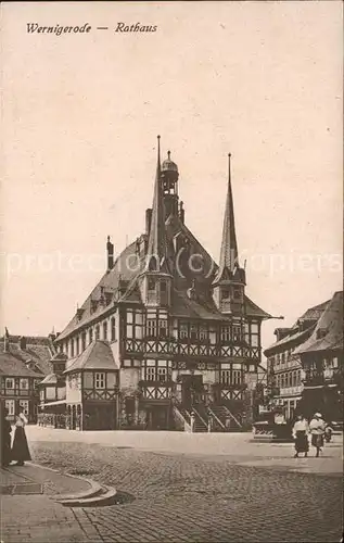 Wernigerode Harz Rathaus Kat. Wernigerode