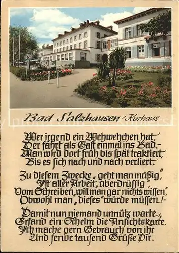 Bad Salzhausen Kurhaus Kat. Nidda