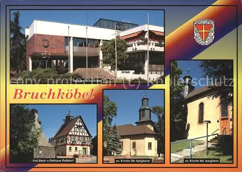 Bruchkoebel Ev. Kirche Rathaus Kat. Bruchkoebel