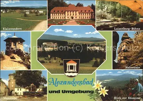 Bad Alexandersbad Haberstein Luisenburg Buehne Wunsiedel Kat. Bad Alexandersbad