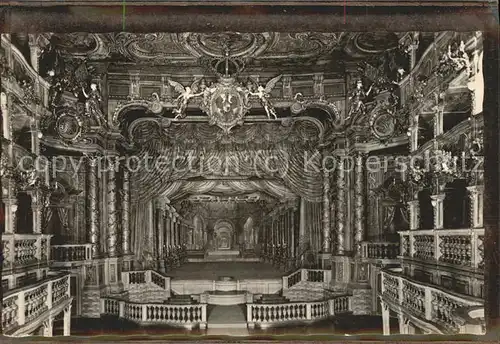 Bayreuth Markgraefl. Opernhaus Buehne Kat. Bayreuth