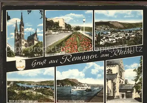 Remagen Romanisches Portal Rheinpromenade Kat. Remagen