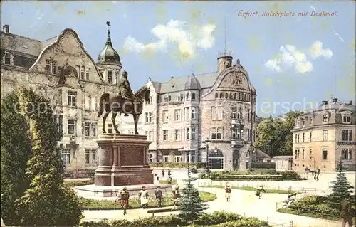 Erfurt Kaiserplatz Denkmal Kat. Erfurt