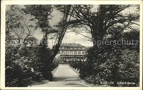 Buer Wiehengebirge Schloss Berge Kat. Melle