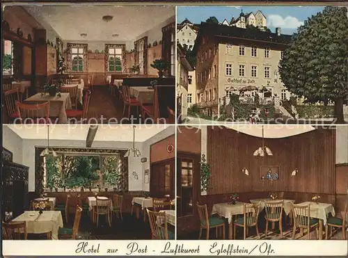 Egloffstein Hotel zur Post Kat. Egloffstein