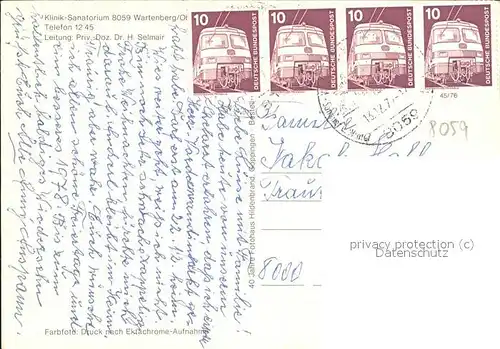 Wartenberg Oberbayern Klinik Sanatorium / Wartenberg /Erding LKR