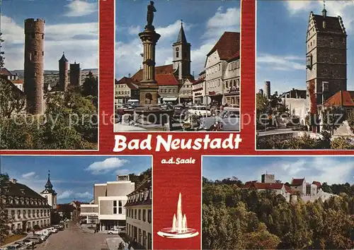 Bad Neustadt Turm Marktplatz Brunnen Salzburg Kat. Bad Neustadt a.d.Saale