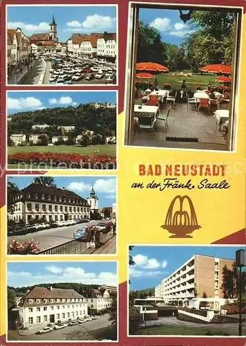 Bad Neustadt Stadtblick Kuranlagen Teilansichten Kat. Bad Neustadt a.d.Saale