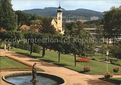 Bad Brueckenau Staatsbad Blick vom Fuerstenhof Kat. Bad Brueckenau