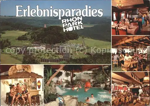 Hausen Rhoen Rhoen Park Hotel Panorama Bar Schwimmbad Gastraeume Kat. Hausen