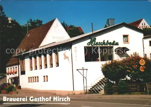 Leipheim Brauerei Gasthof Hirsch Kat. Leipheim