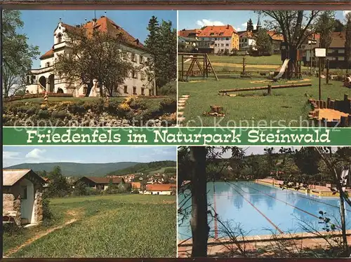 Friedenfels Naturpark im Steinwald Schwimmbad Kat. Friedenfels