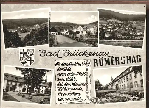Roemershag Teilansichten mit Pension Breitenbach Kat. Bad Brueckenau