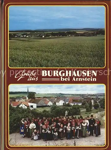 Burghausen Schweinfurt Panorama Trachtengruppe / Wasserlosen /Schweinfurt LKR