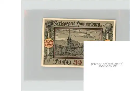 Hammelburg 50 Pfennig Schein Kat. Hammelburg