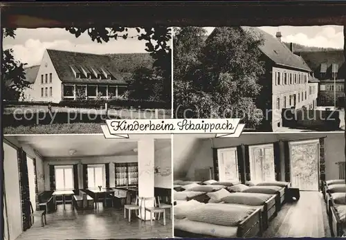 Schaippach Kinderheim Teilansichten Kat. Gemuenden a.Main