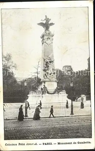 Paris Monument Gambetta Kat. Paris