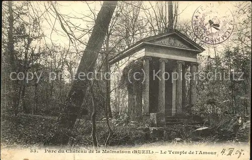 Rueil Malmaison Parc du Chateau Le Temple de l Amour Kat. Rueil Malmaison